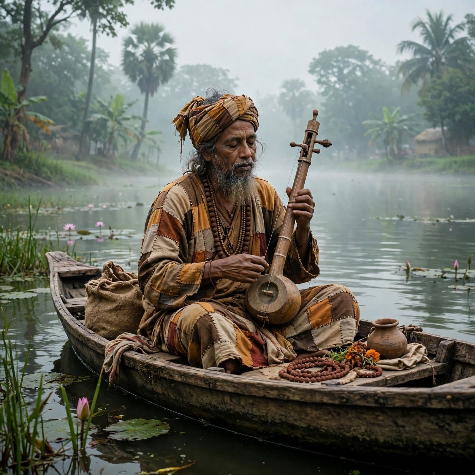 Bengali Baul River Song Ektara Dotara Mystic Folk Music