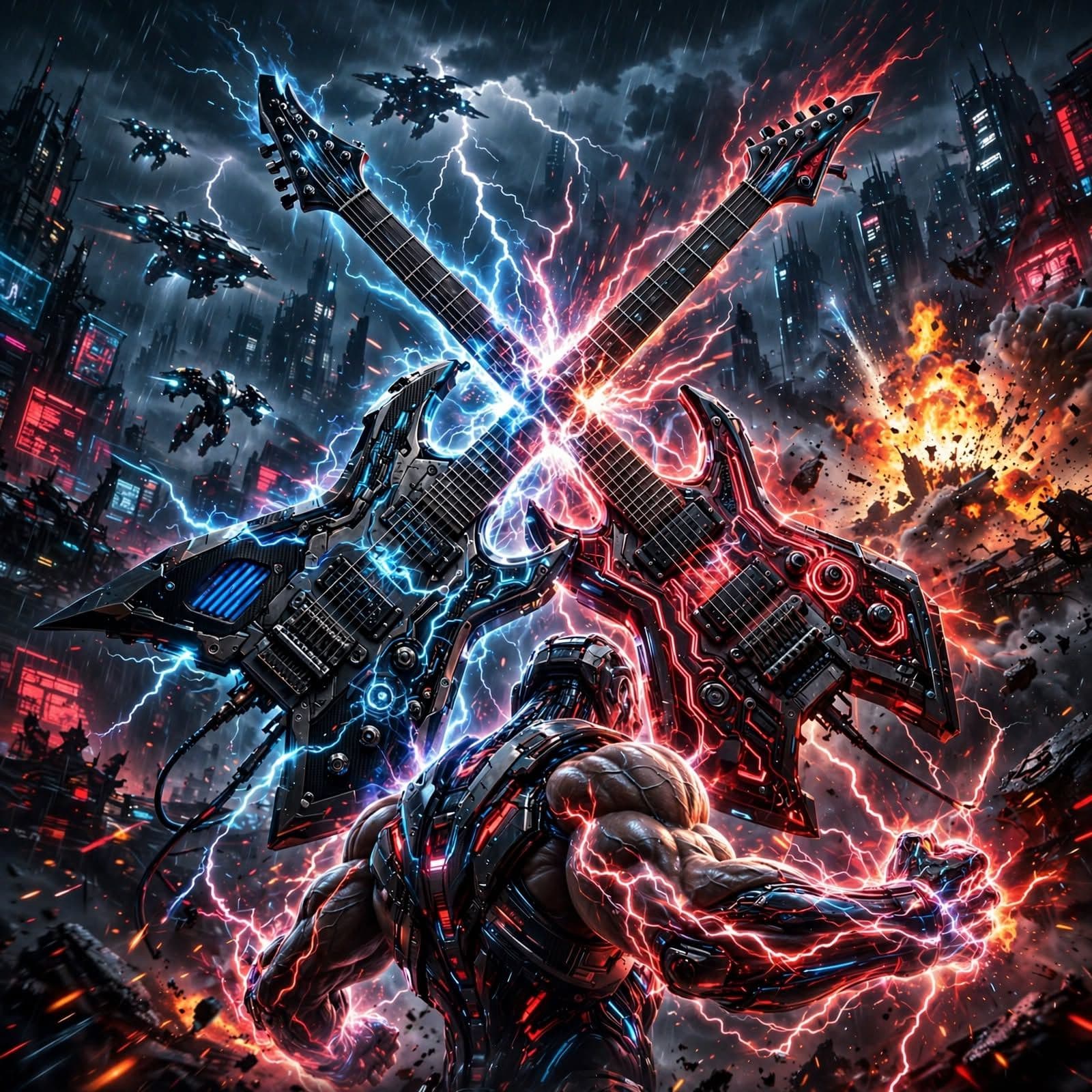 Epic Cyber-Rock Cinematic