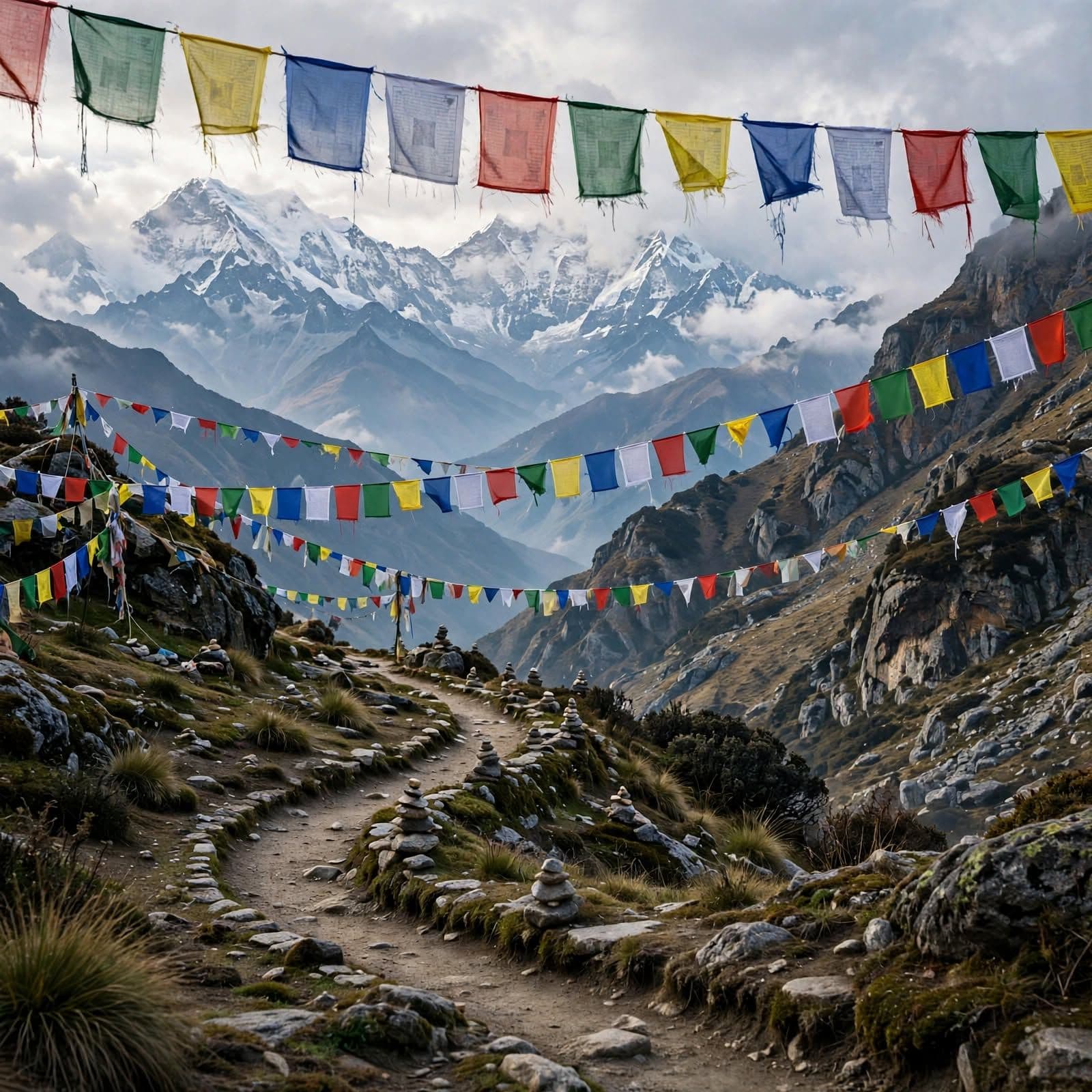 Tibetan Mountain Walk Himalayan Meditation Music