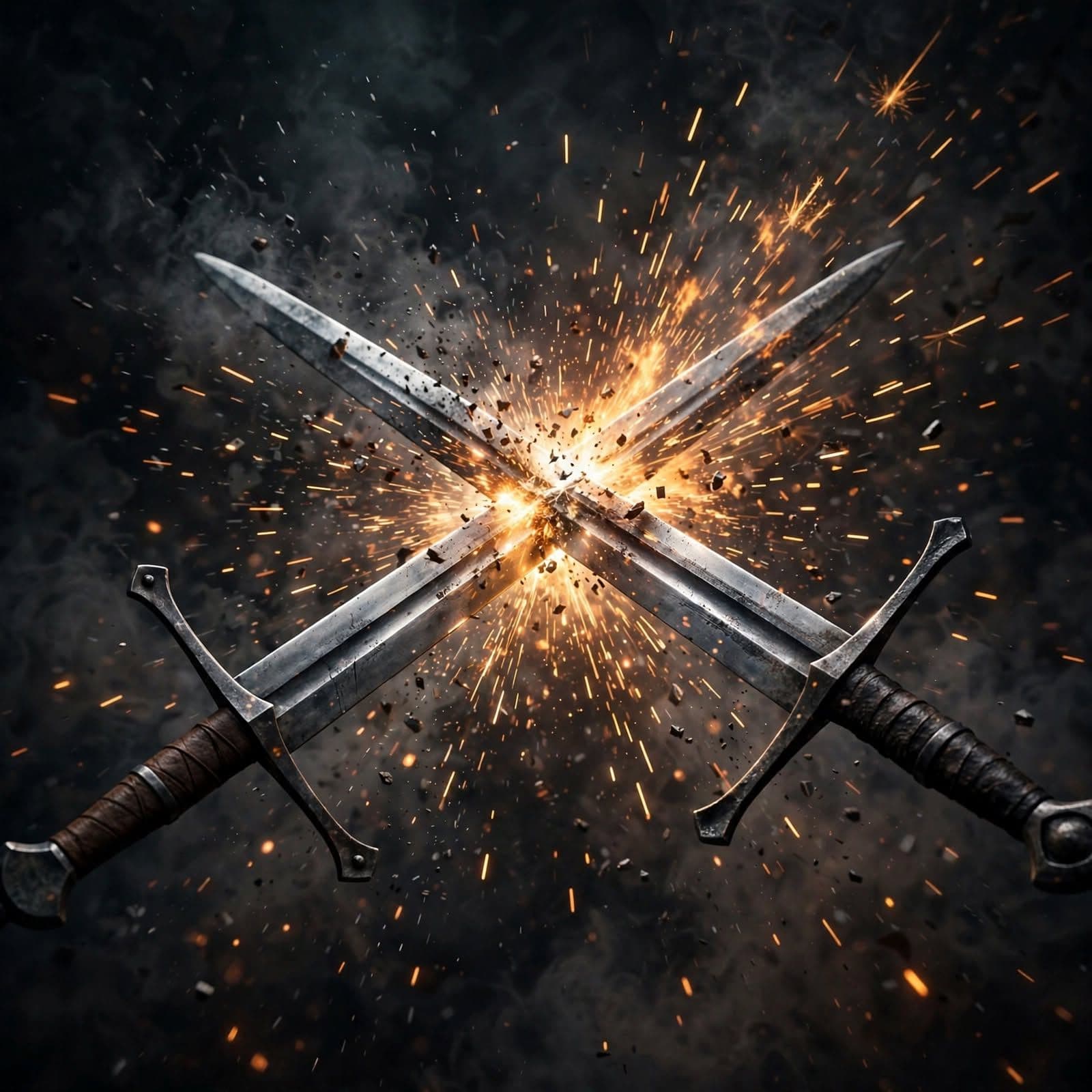 Swords Clashing