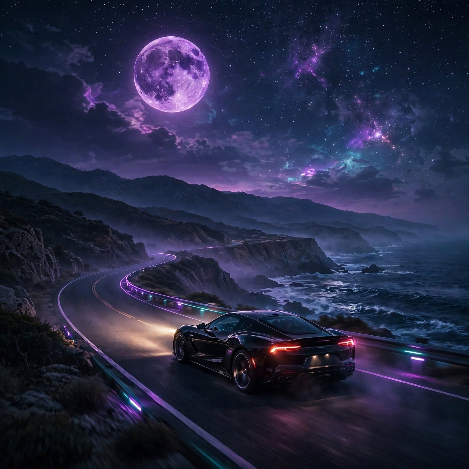 Midnight Cruise Synthwave Music