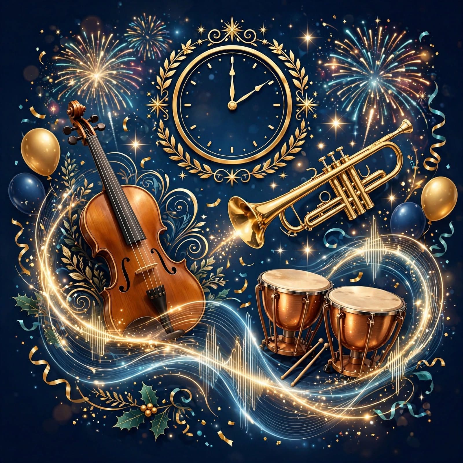 New Year Celebration Music