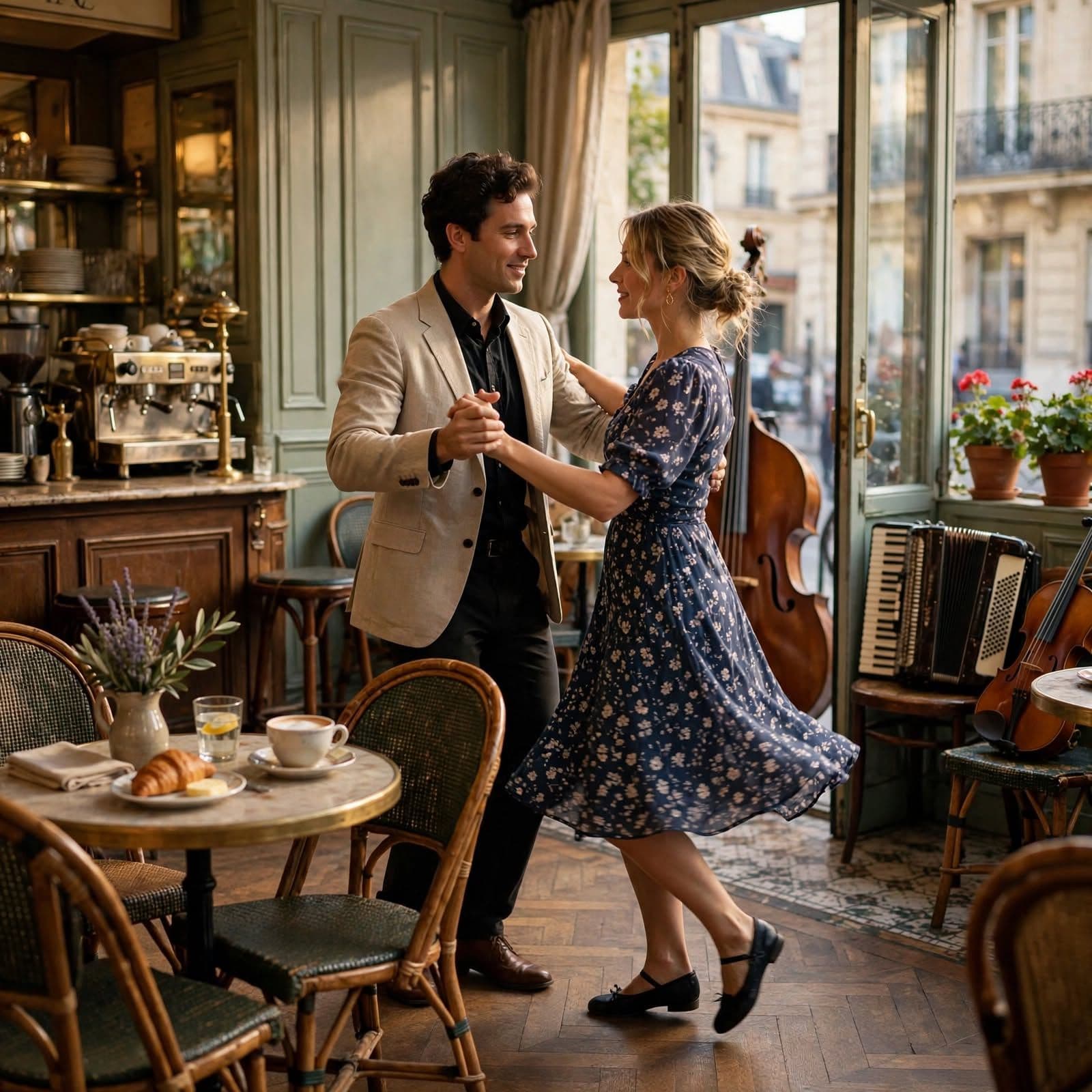 Parisian Café Waltz (Take 1) French Jazz Cafe Music