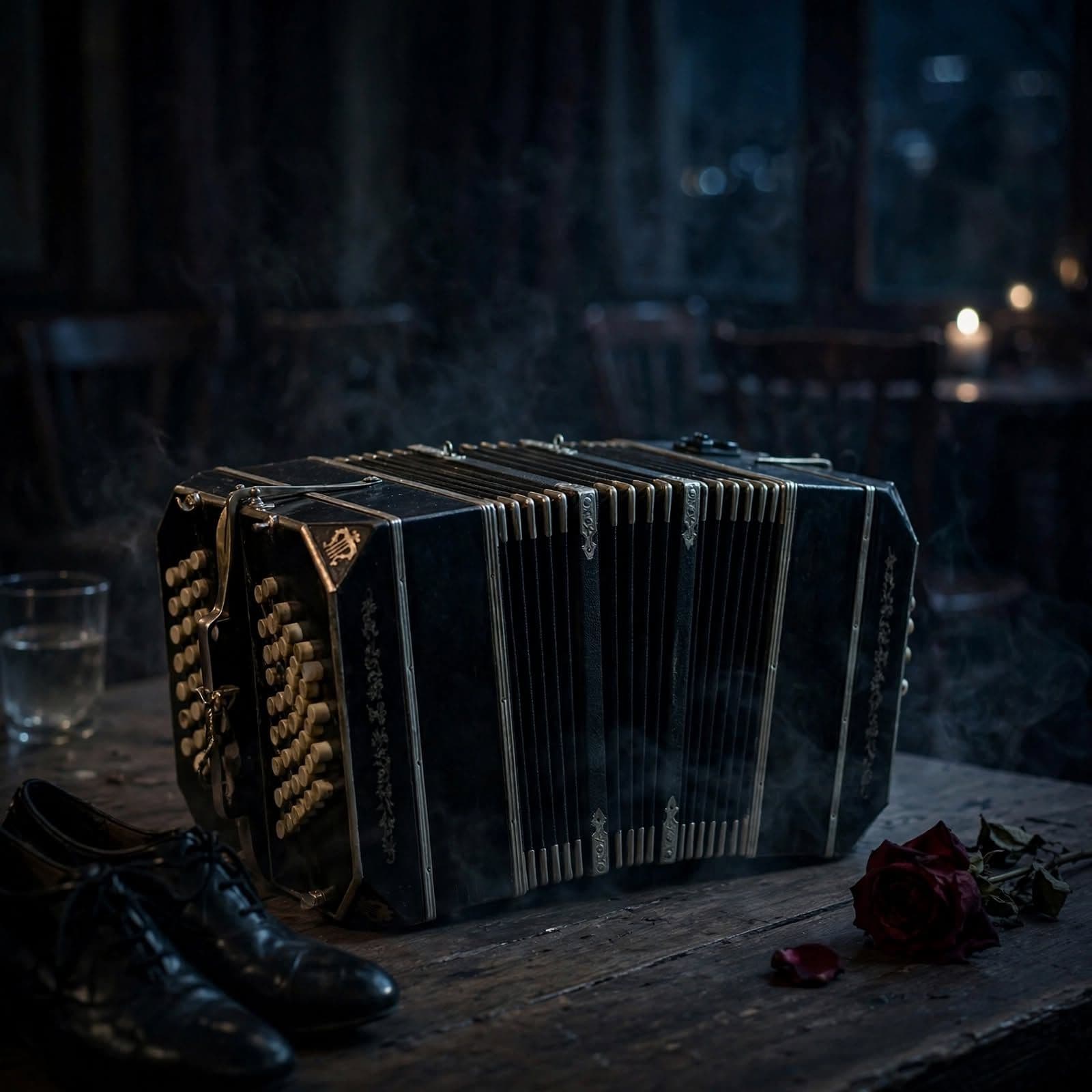 Late Night Argentine Tango Ending and Bandoneon Fade