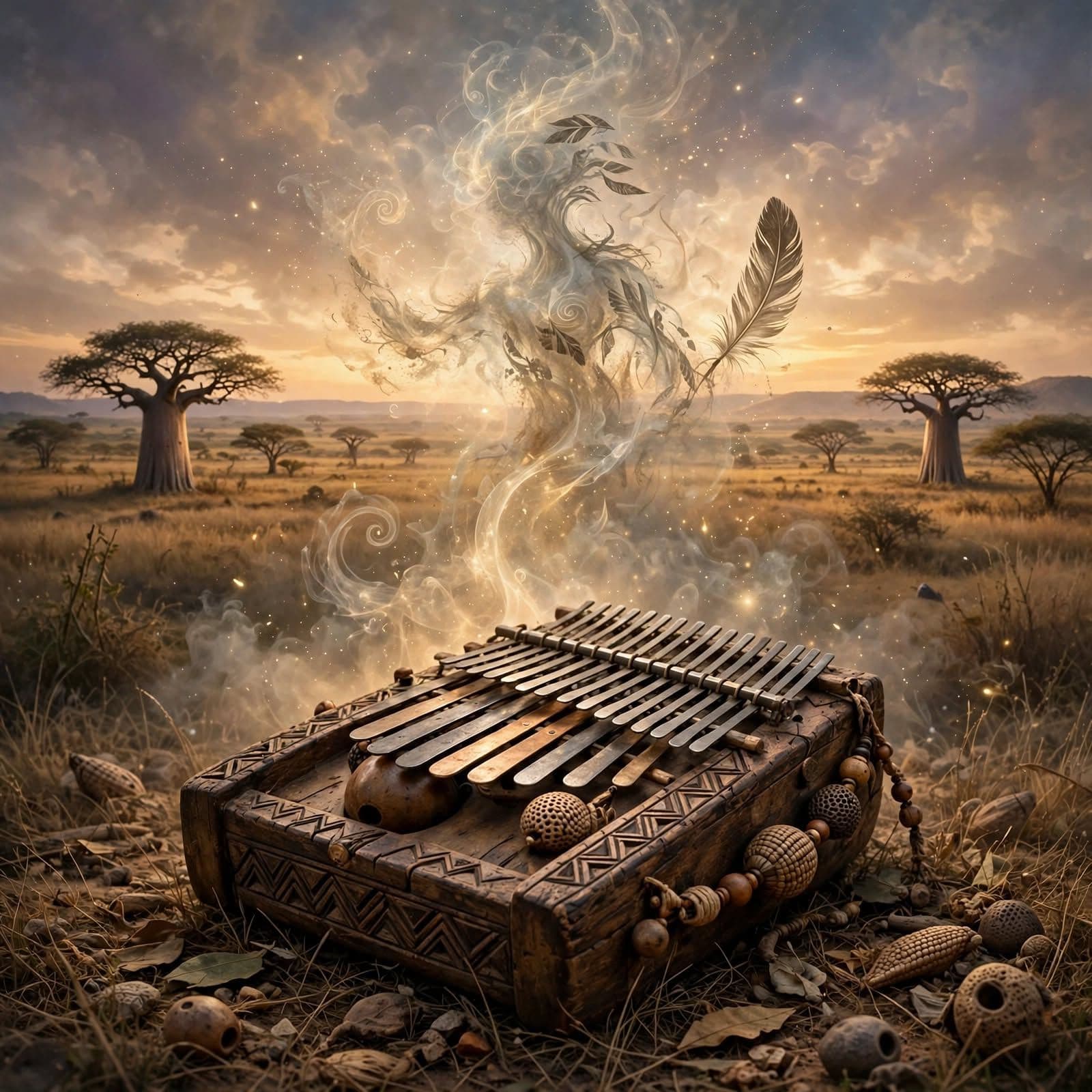 West African Mbira Spirit Shona Thumb Piano