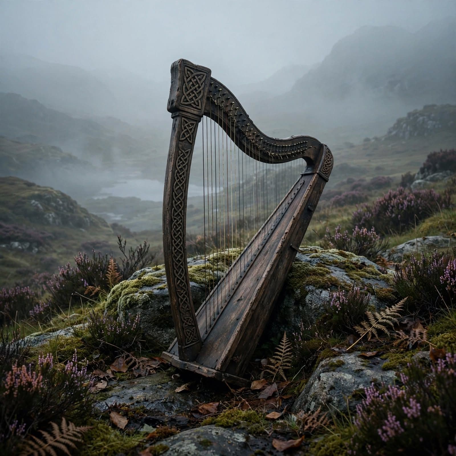 Scottish Gaelic Lament Celtic Harp Fiddle Music