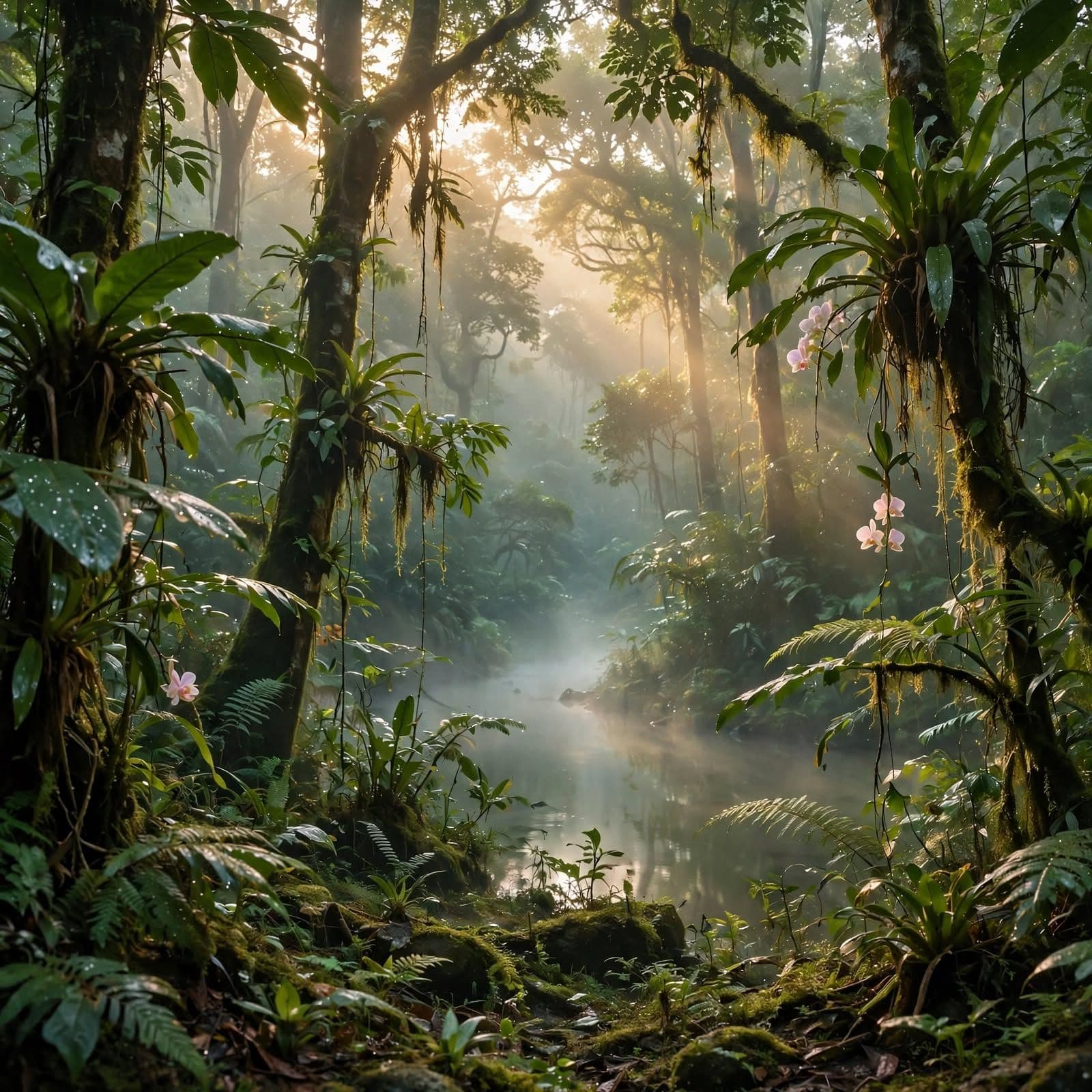 Morning Light Awakening Amazon Nature Music