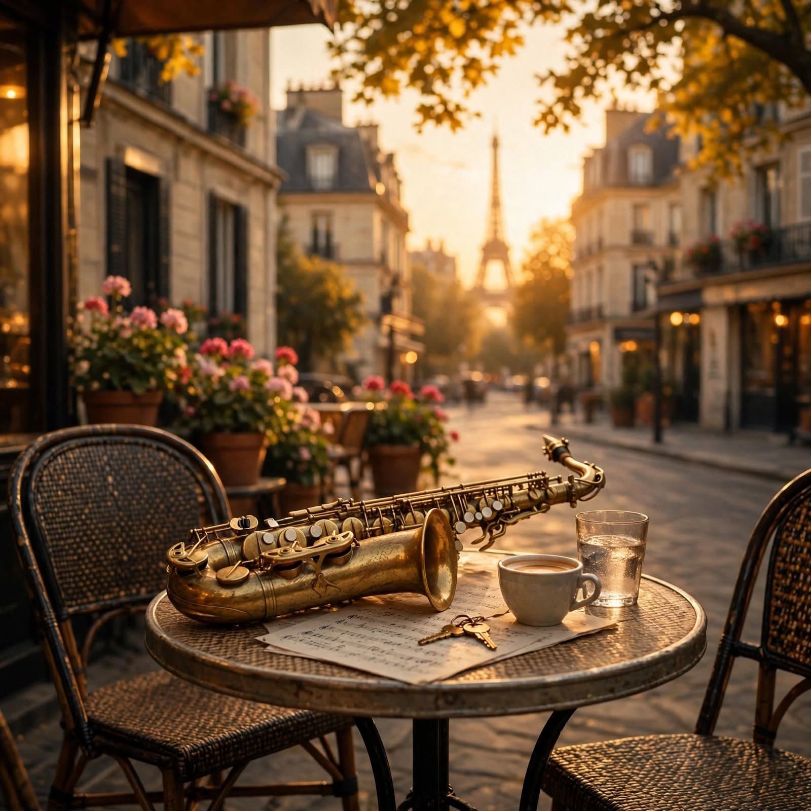 Golden Paris Afternoon (Take 5) French Jazz Music