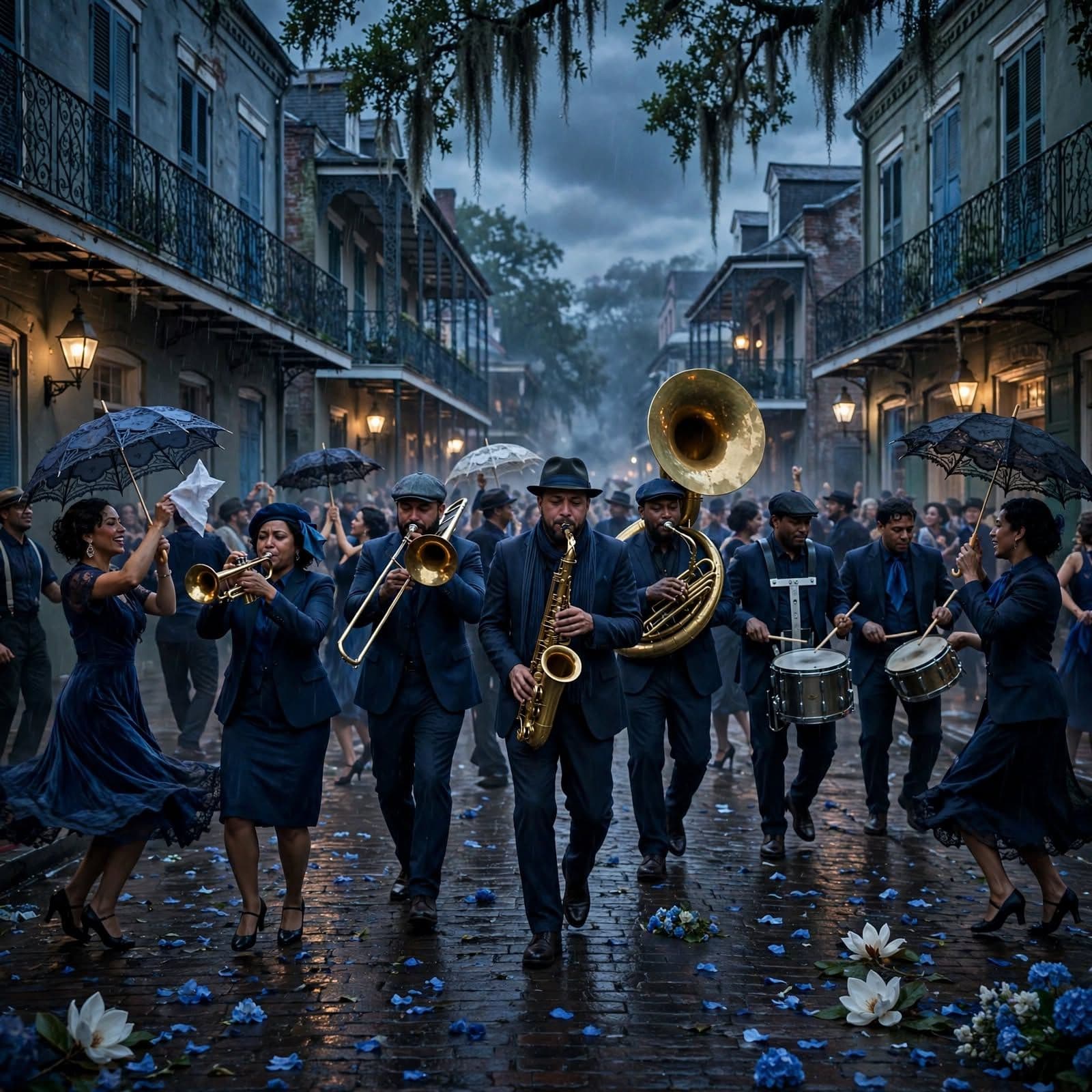 New Orleans Funeral Blues Brass Band Second Line Music